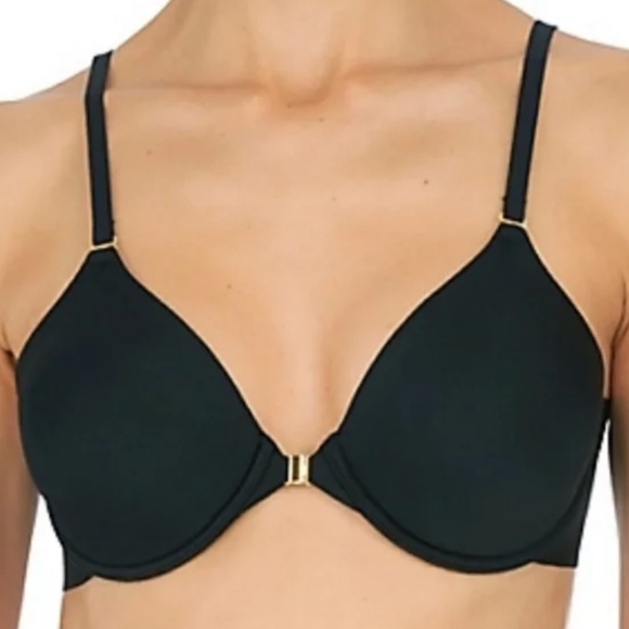 Natori Zone Front-Close Bra - Black Size 32DD NWT - Picture 2 of 4
